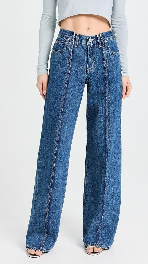 SLVRLAKE Re-Work Mica Paneled Jeans | Shopbop Product Image