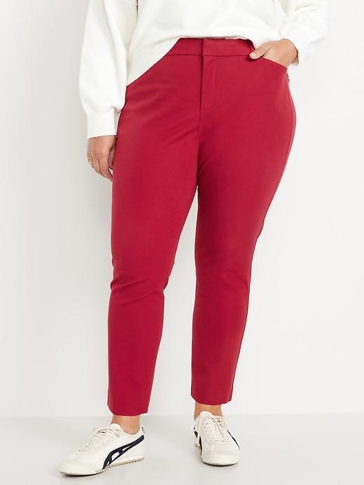 High-Waisted Pixie Skinny Ankle Pants Product Image