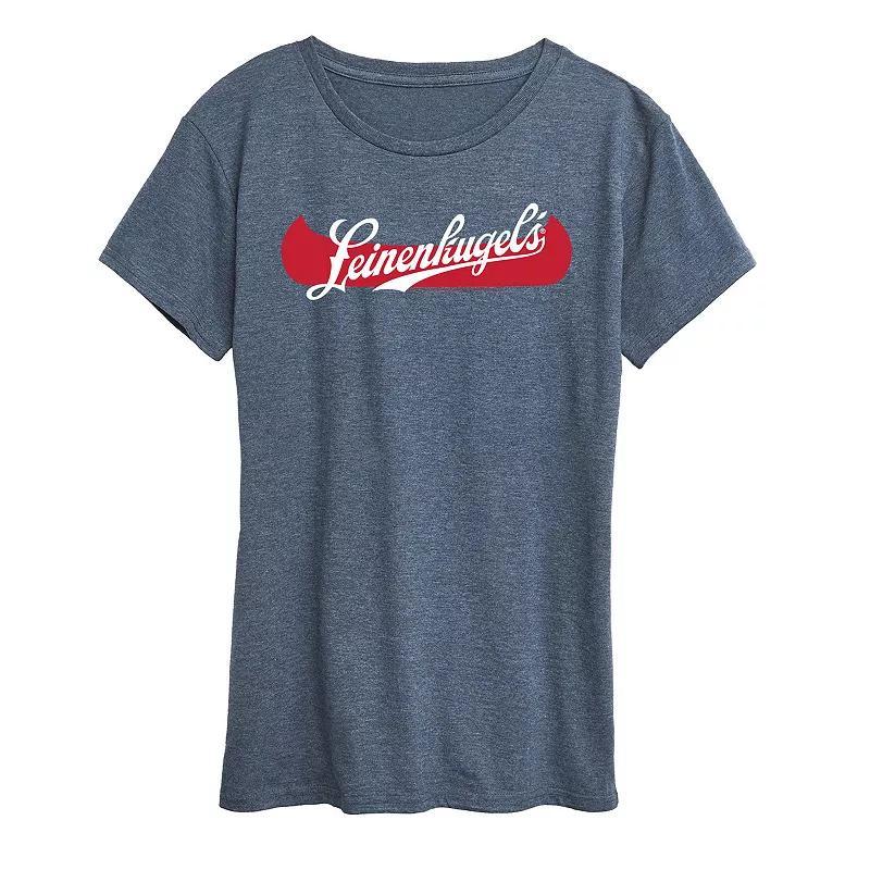 Women's Leinenkugel's Canoe Logo Graphic Tee, Size: Large, Grey Blue Product Image