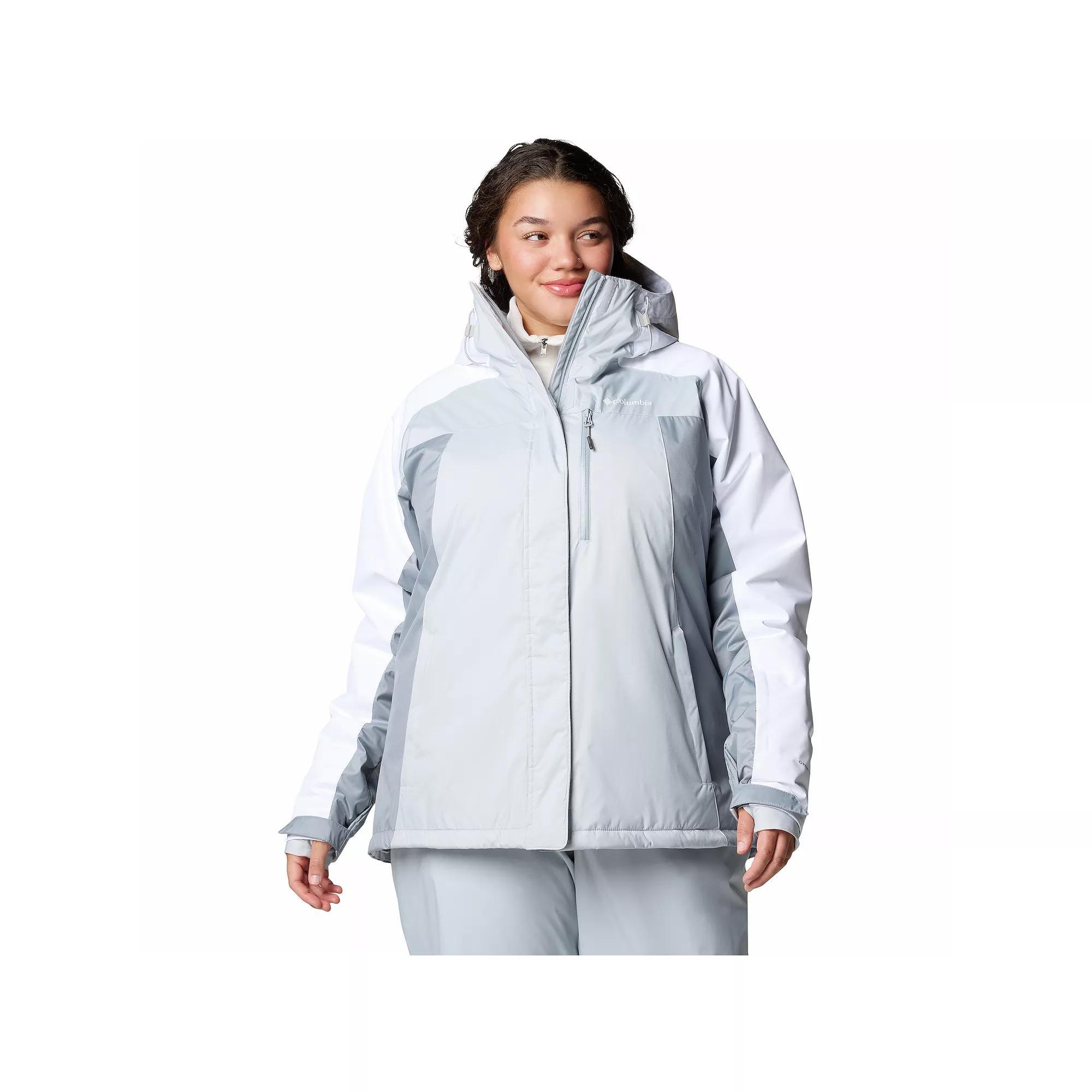 Plus Size Columbia Snowy Summit Insulated Jacket, Women's, Size: 3XL, Cirrus Gray Product Image