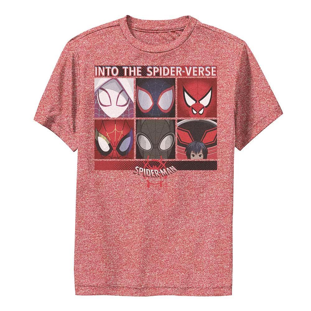 Boys 8-20 Marvel Spider-Man Spiderverse Square Group Premium Tee, Boy's,  Product Image