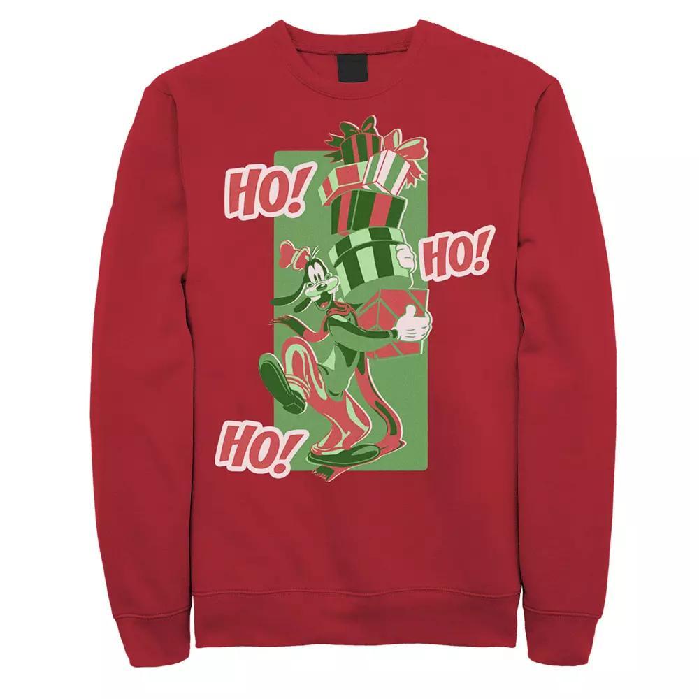 Disney's Goofy Men's Ho Ho Ho Christmas Portrait Sweatshirt,  Product Image