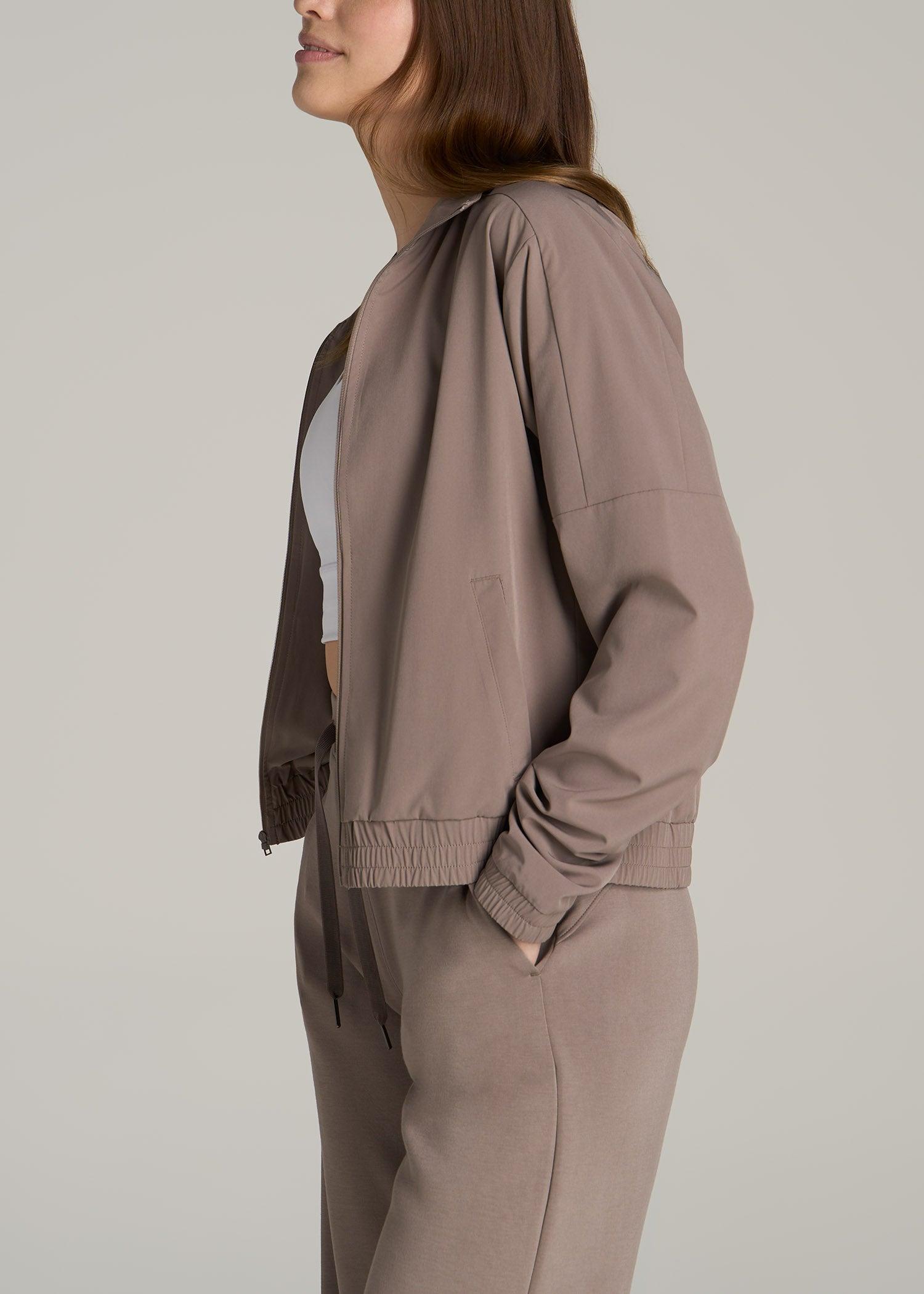 Layer Up Jacket for Tall Women in Portobello Female Product Image