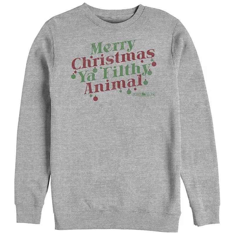 Big & Tall Home Alone Merry Christmas Ya Filthy Animal Graphic Fleece, Men's,  Product Image