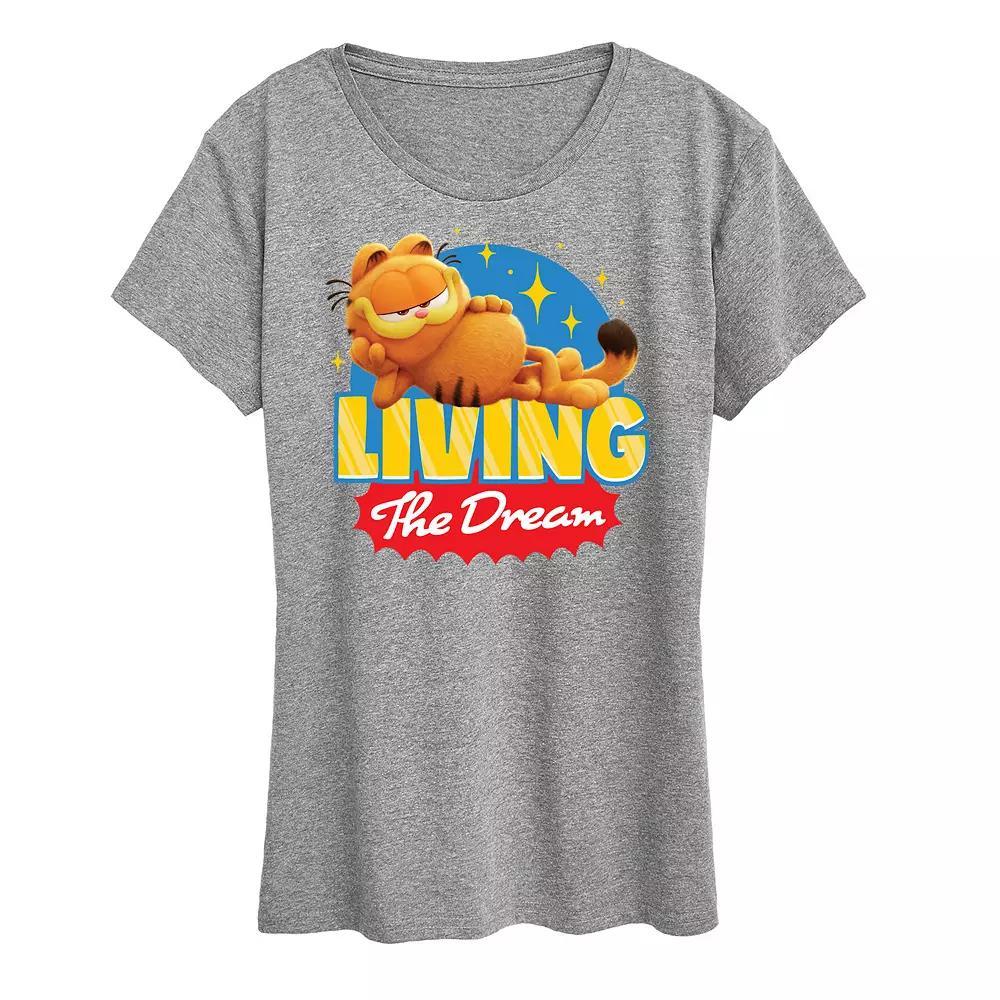Women's The Garfield Movie Living The Dream Graphic Tee,  Product Image