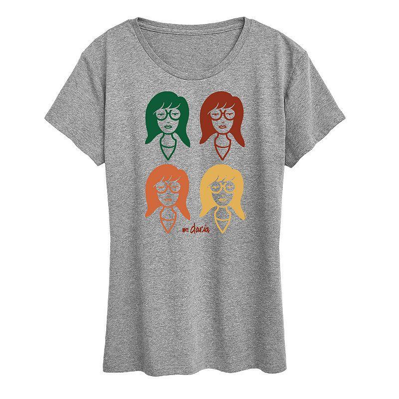 Women's Daria Grid Graphic Tee, Girl's,  Product Image