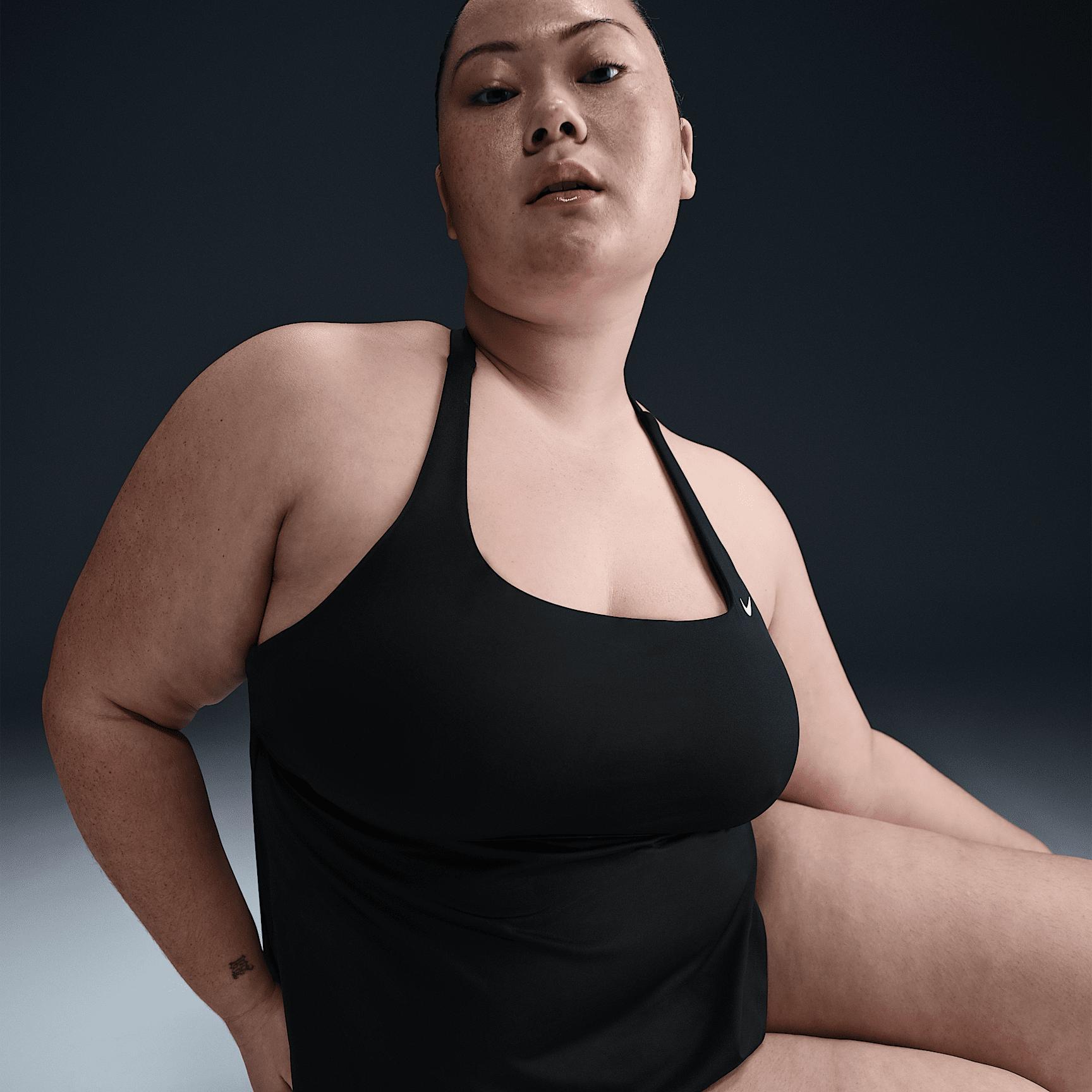 Nike Womens Swim Essential Square Neck Tank Topini (Extended Sizing) | NESSF337-001 Product Image