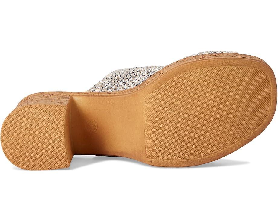 Adorned Raffia Slide Sandal Product Image