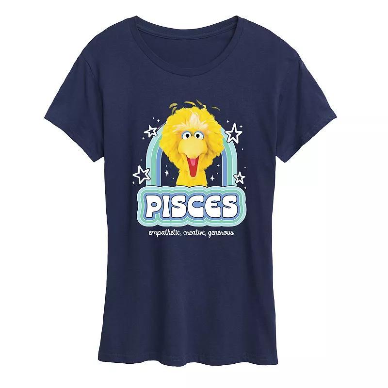 Women's Sesame Street Pisces Big Bird Graphic Tee,  Product Image