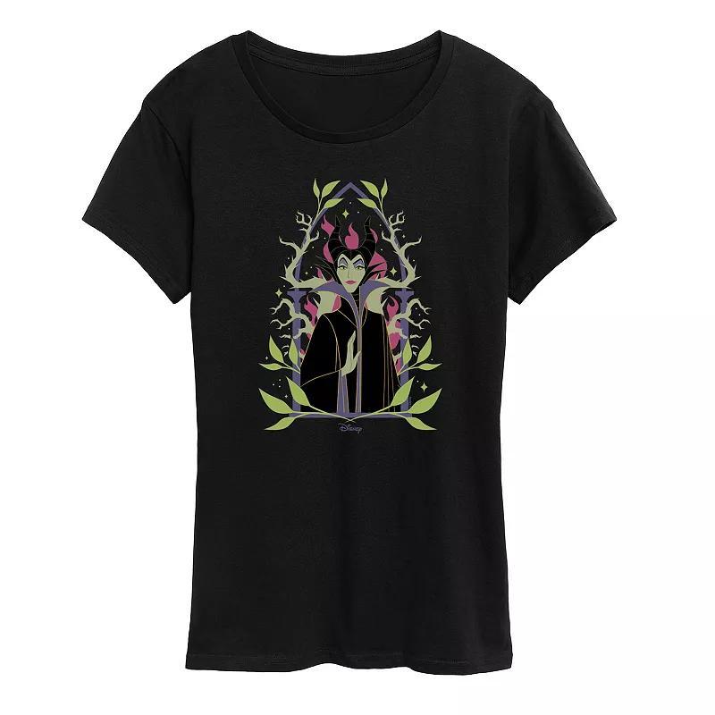 Disney's Sleeping Beauty Maleficent Women's Graphic Tee, Size: Small, Blue Product Image