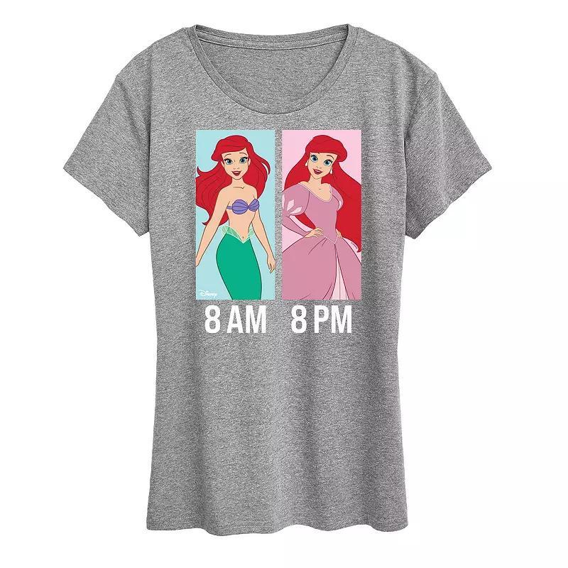 Disney Princess Ariel Women's AM to PM Graphic Tee,  Product Image