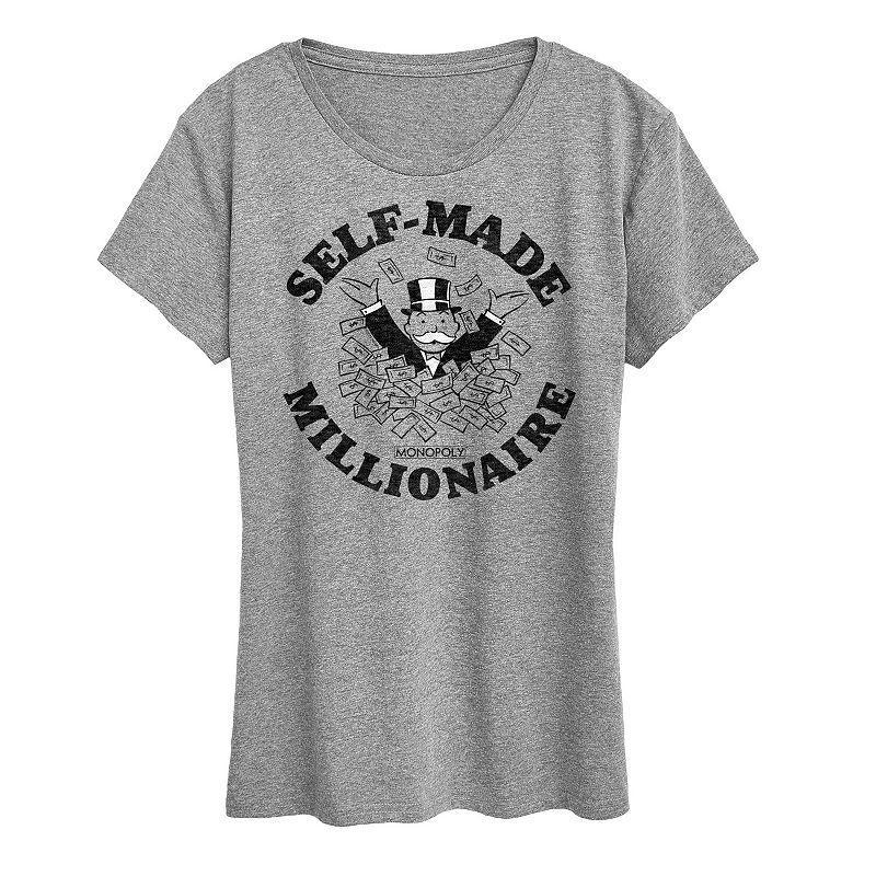 Womens Monopoly Self Made Millionaire Graphic Tee Product Image