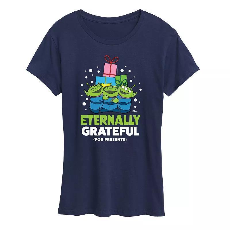 Disney / Pixars Toy Story Womens Eternally Grateful Graphic Tee, Girls Blue Product Image