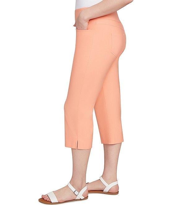 Ruby Rd. Stretch Straight Leg Pull-On Capri Pants Product Image