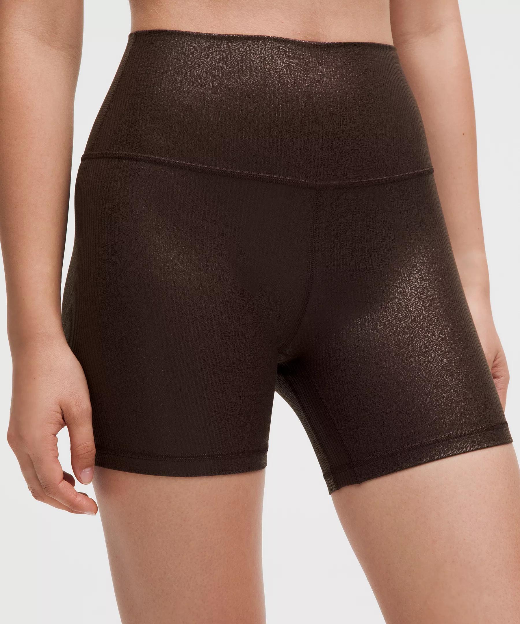 lululemon Align™ High-Rise Ribbed Short 6" *Shine Product Image