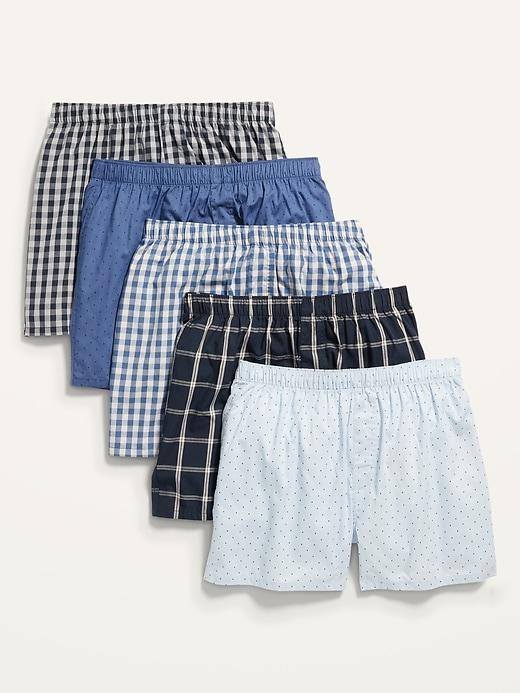 5-Pack Poplin Boxer Shorts Product Image