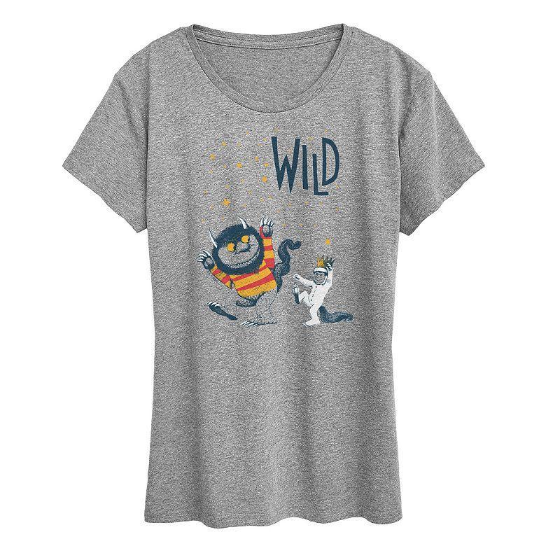 Women's Where The Wild Things Are Wild One Graphic Tee, Size: Small, Beige Product Image