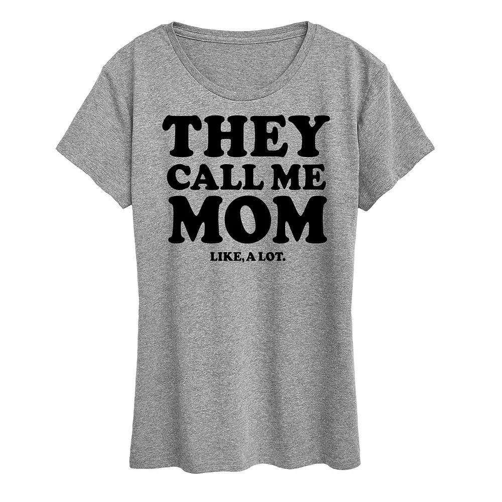 Women's Call Me Mom A Lot Graphic Tee,  Product Image