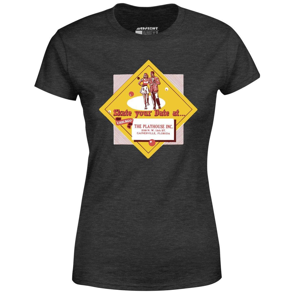 The Playhouse - Gainesville, FL - Vintage Roller Rink - Women's T-Shirt Female Product Image