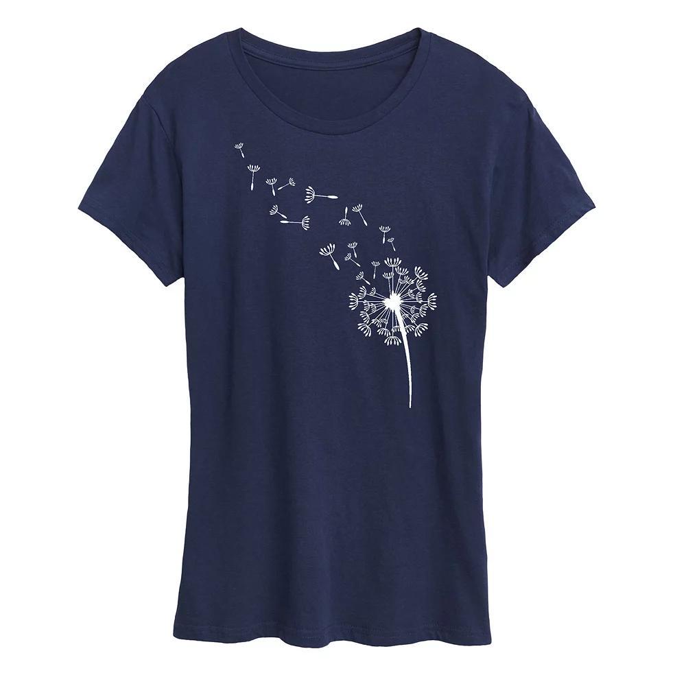 Women's Dandelion Seeds Graphic Tee,  Product Image