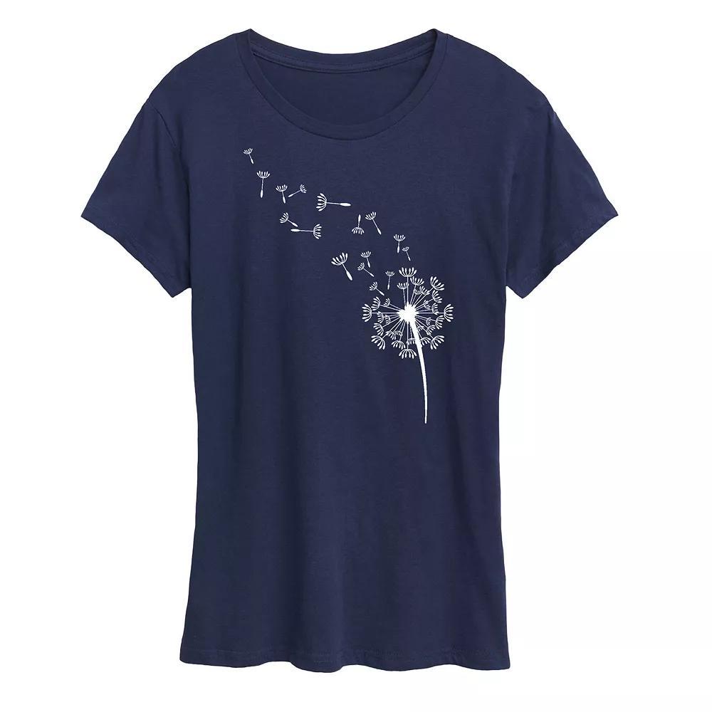 Women's Dandelion Seeds Graphic Tee,  Product Image