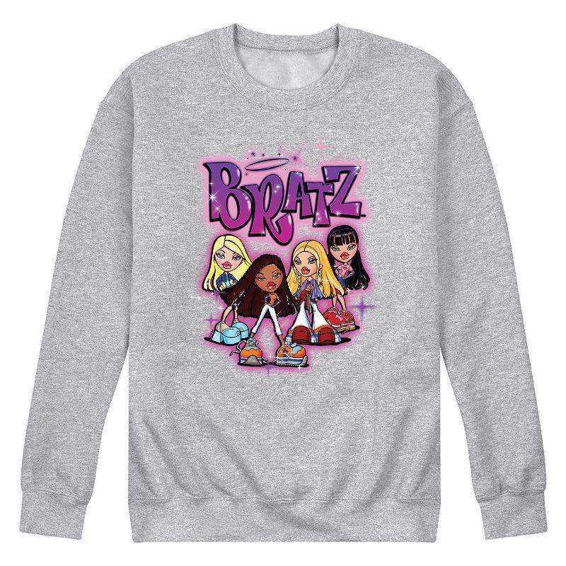 Men's Bratz Doll Group Fleece Sweatshirt, Size: XXL, Blue Product Image