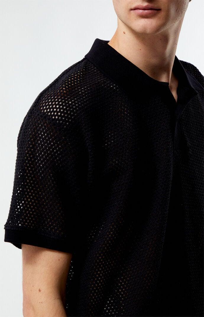 Obey Men's Duke Mesh Polo Shirt Product Image