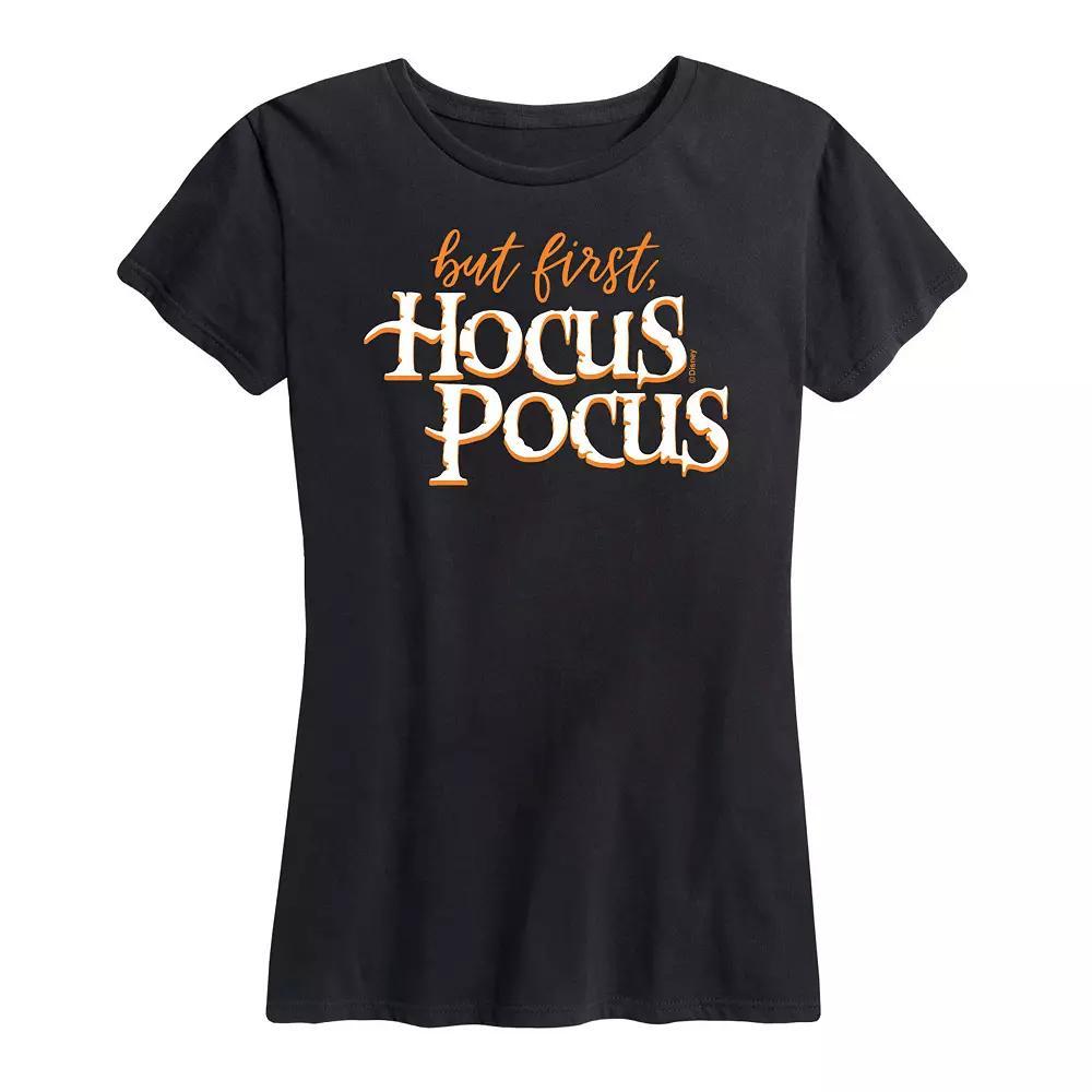 Disney's Hocus Pocus Women's But First Hocus Pocus Graphic Tee, Girl's,  Product Image