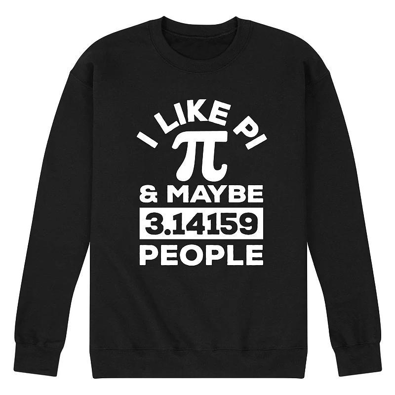 Men's I Like Pi Sweatshirt, Size: Small, Black Product Image