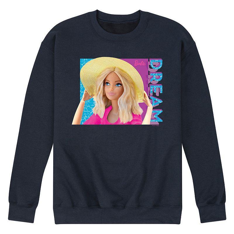 Mens Barbie Dream Summer Fleece Sweatshirt Blue Product Image