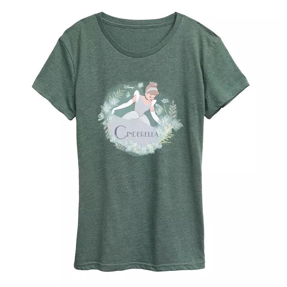 Disney Princess Cinderella Women's Graphic Tee, Girl's,  Product Image