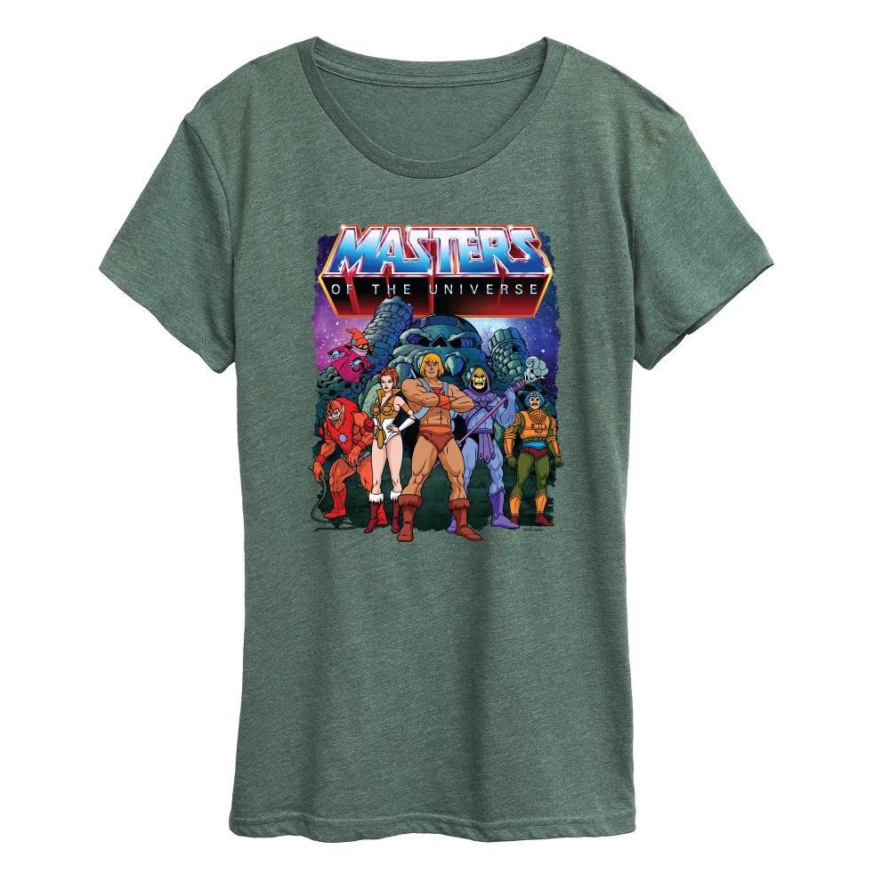 Women's Masters of the Universe He-Man and Friends Group Short Sleeve Graphic T-Shirt Product Image
