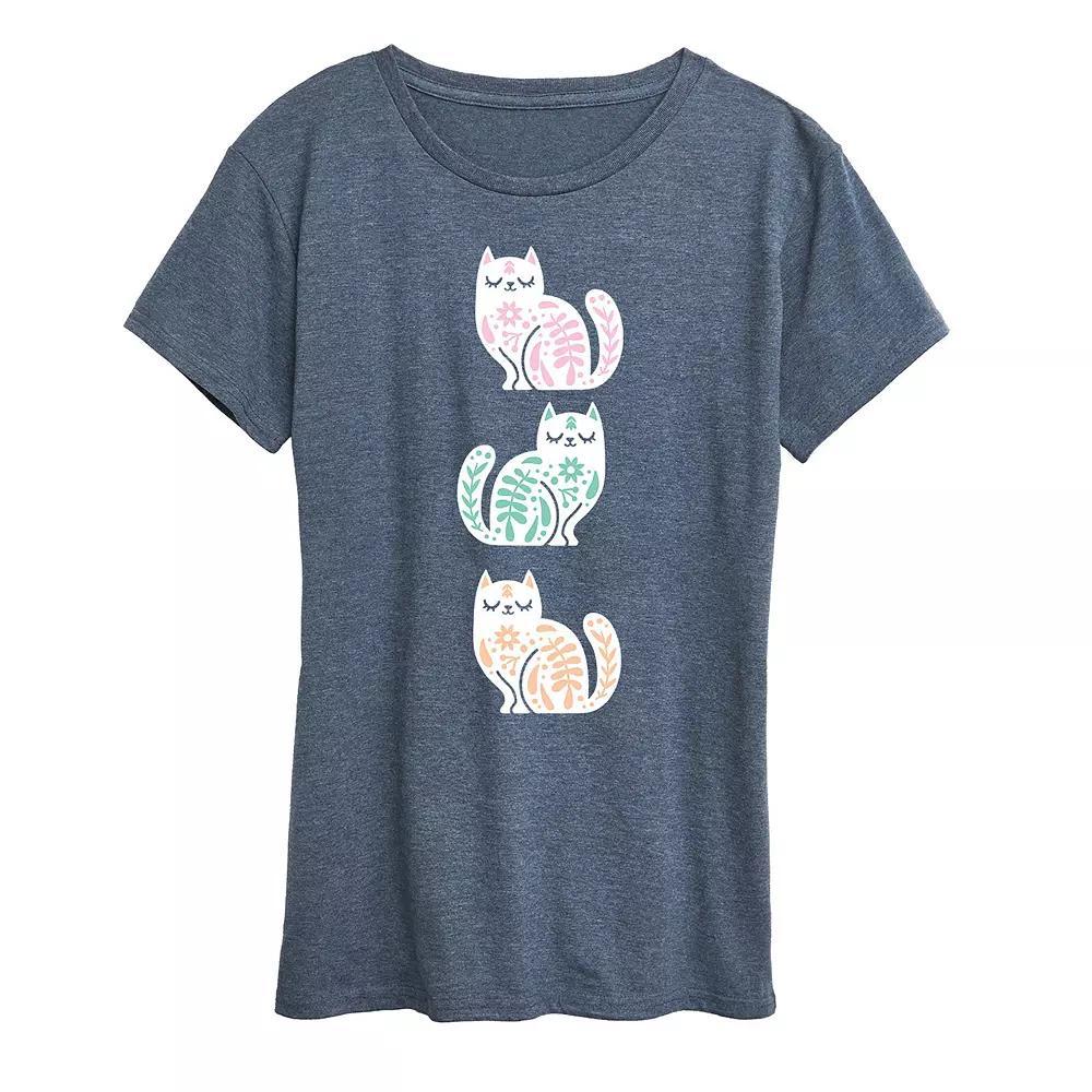 Women's Scandinavian Cats Graphic Tee,  Product Image