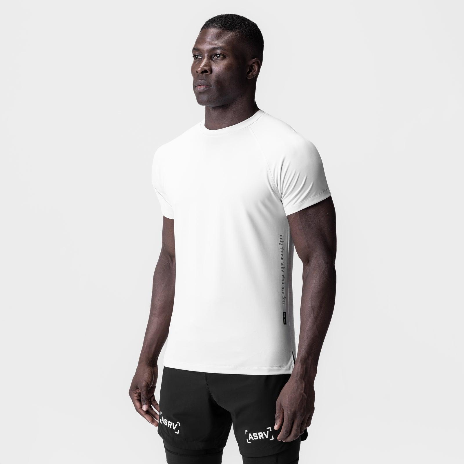 0839. 3D-Lite® 2.0 Lycra® Fitted Tee - White "OTWR" Product Image