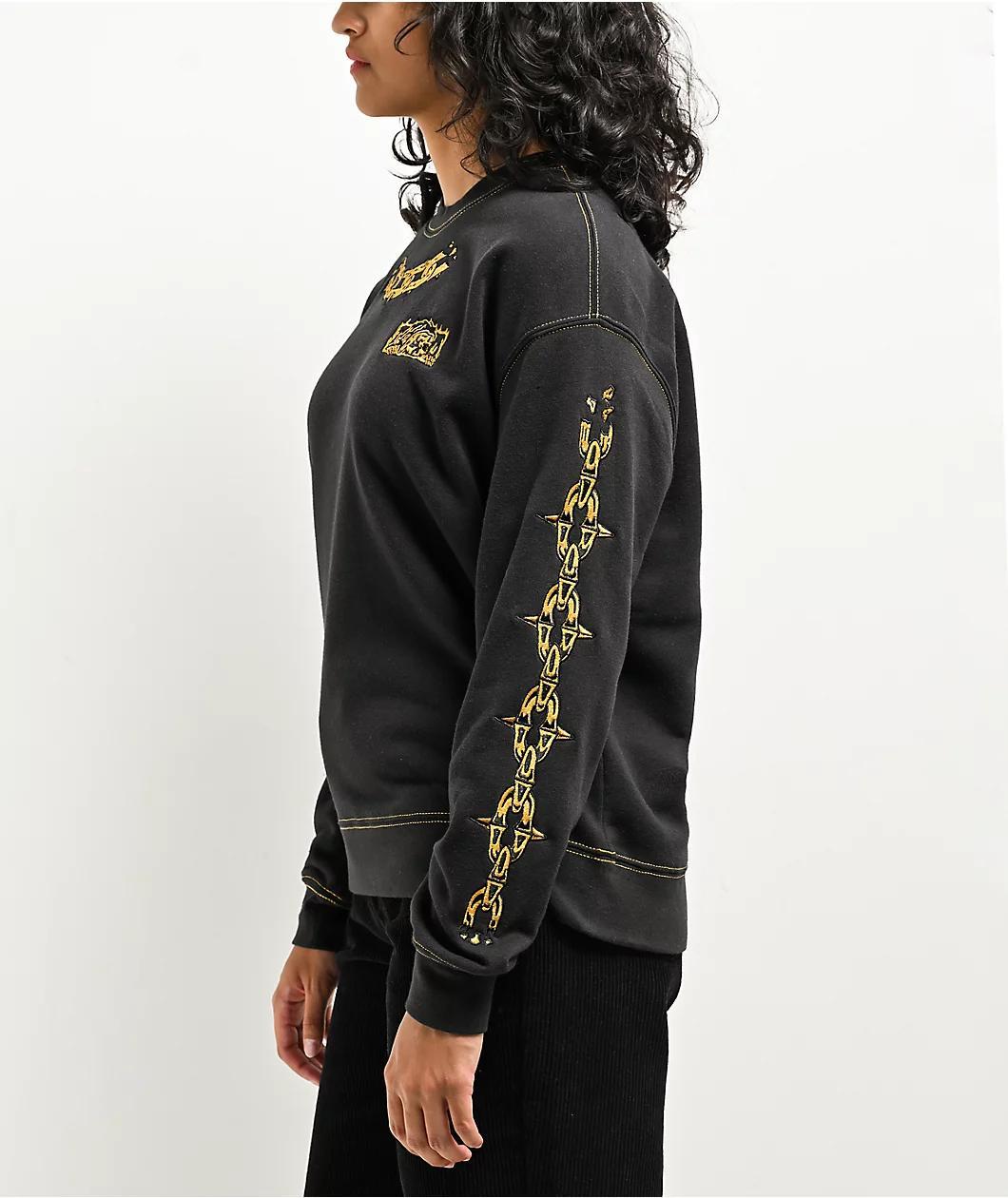 Lurking Class by Sketchy Tank Hotbox Flash Black Crewneck Sweatshirt Product Image