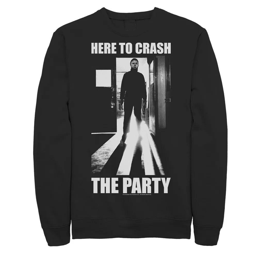 Men's Halloween Michael Myers Here To Crash The Party Sweatshirt,  Product Image
