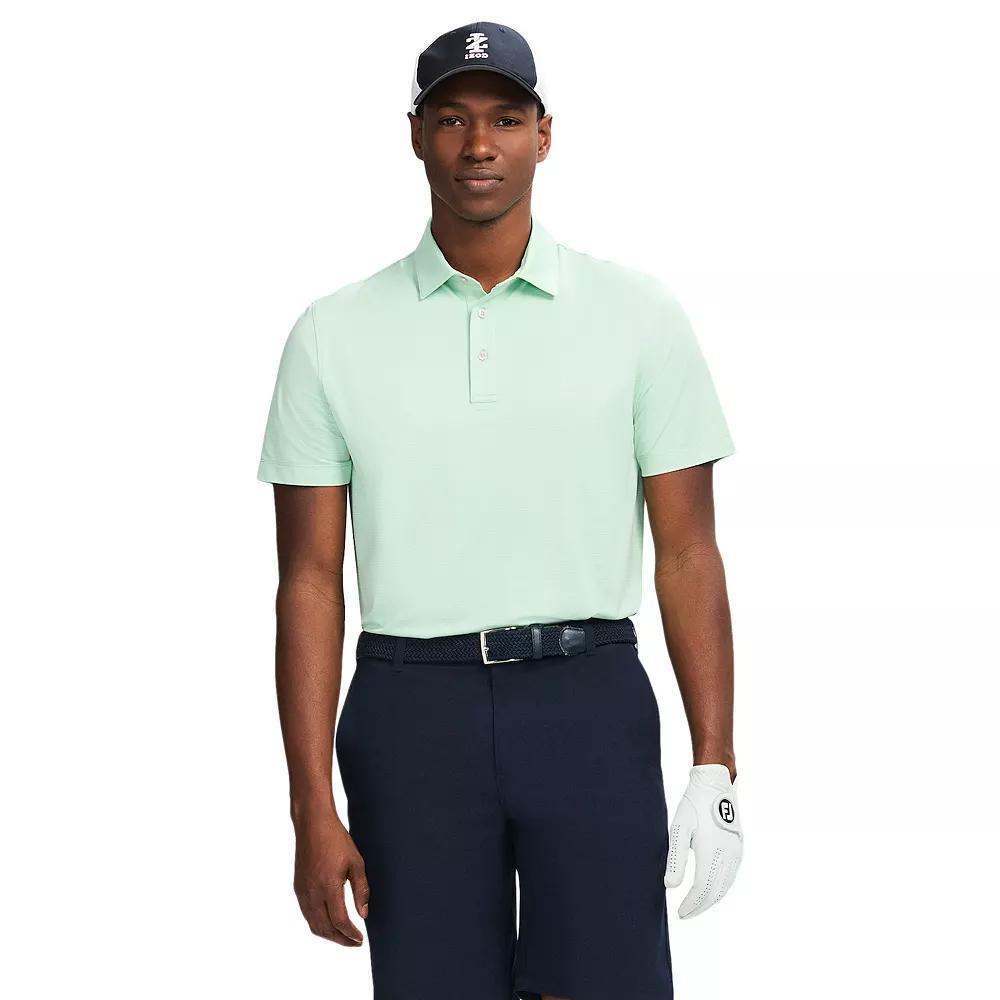 Men's IZOD Swingflex Elite Golf Short Sleeve Polo Shirt, Size: Small, Light Green Product Image