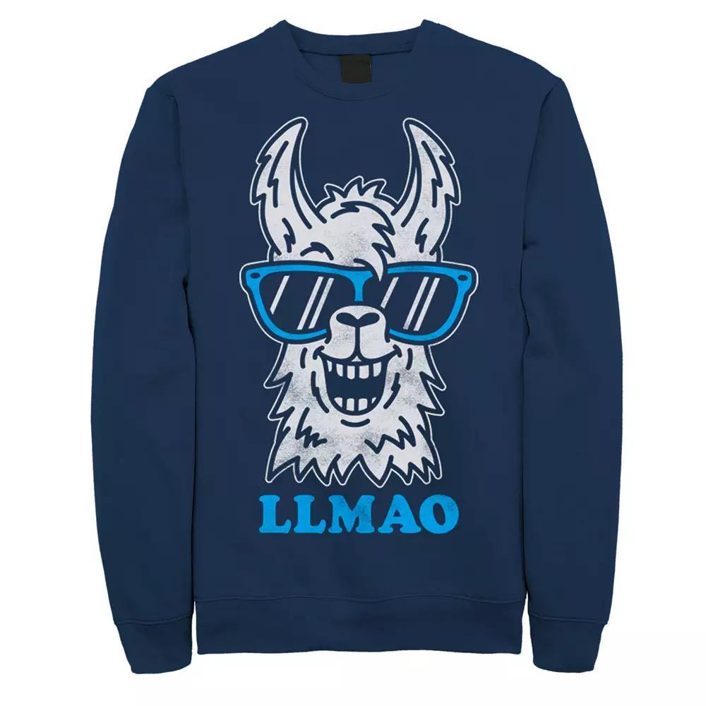 Men's Fifth Sun Llmao Llama Line Art Sweatshirt,  Product Image