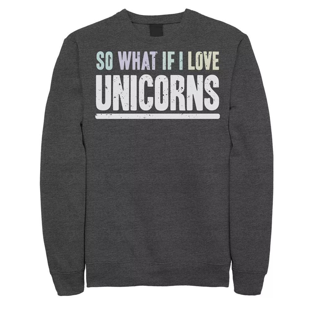 Men's So What Unicorn Fleece,  Product Image