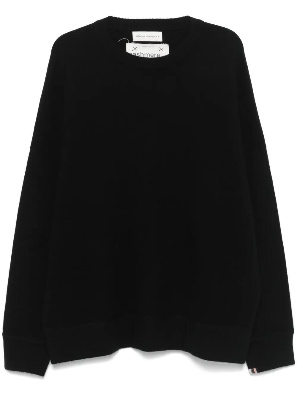 EXTREME CASHMERE N°246 Juna Sweater In Black Product Image