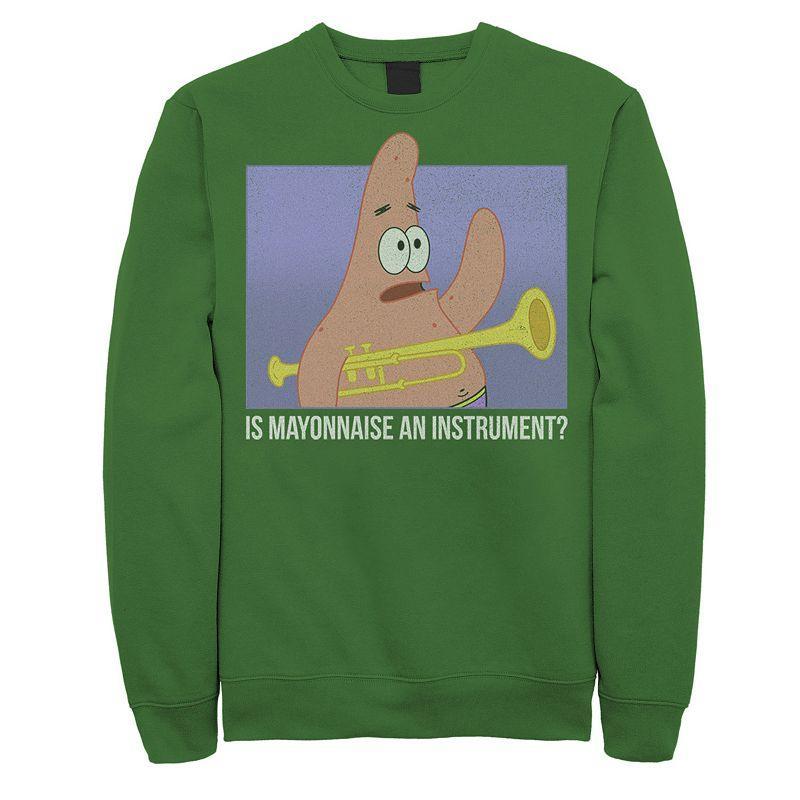 Mens Spongebob Patrick Is Mayonnaise An Instrument Sweatshirt Product Image