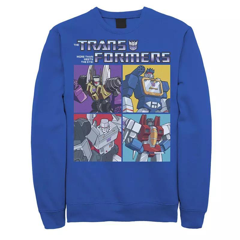 Mens Transformers Four Autobot Box Up Sweatshirt Product Image