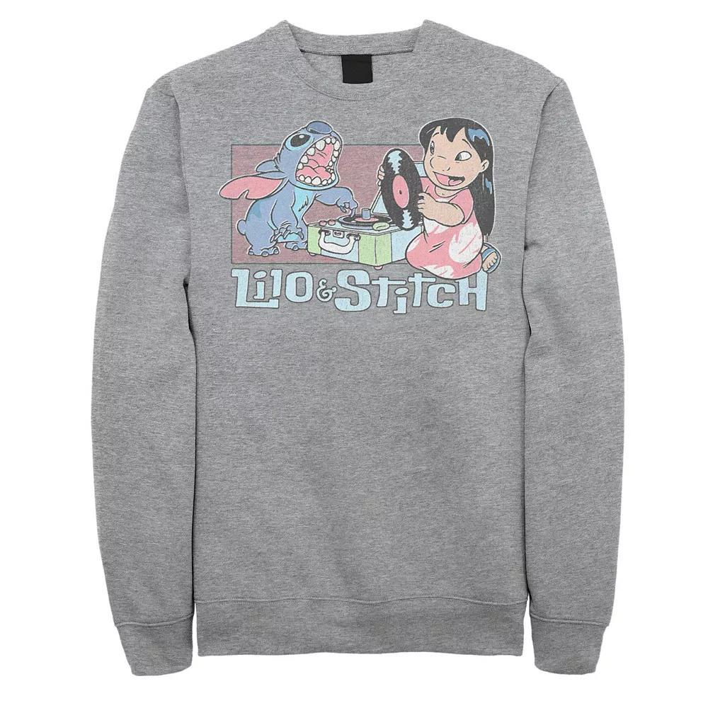 Disney's Lilo & Stitch Men's Record Player Sweatshirt,  Product Image