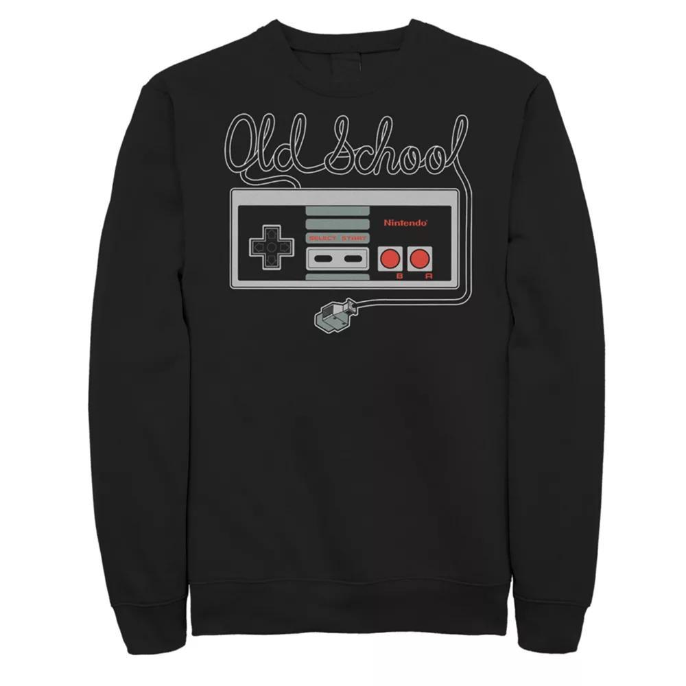 Men's Nintendo Classic NES Old School Controller Sweatshirt,  Product Image