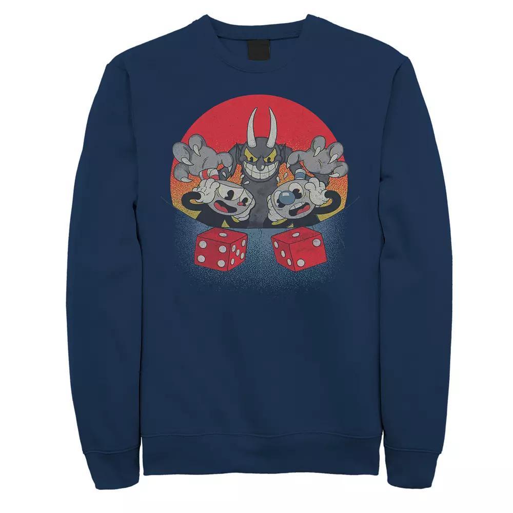 Men's Marvel Spiderverse Dark Black Spider-Man Graphic Fleece Pullover,  Product Image