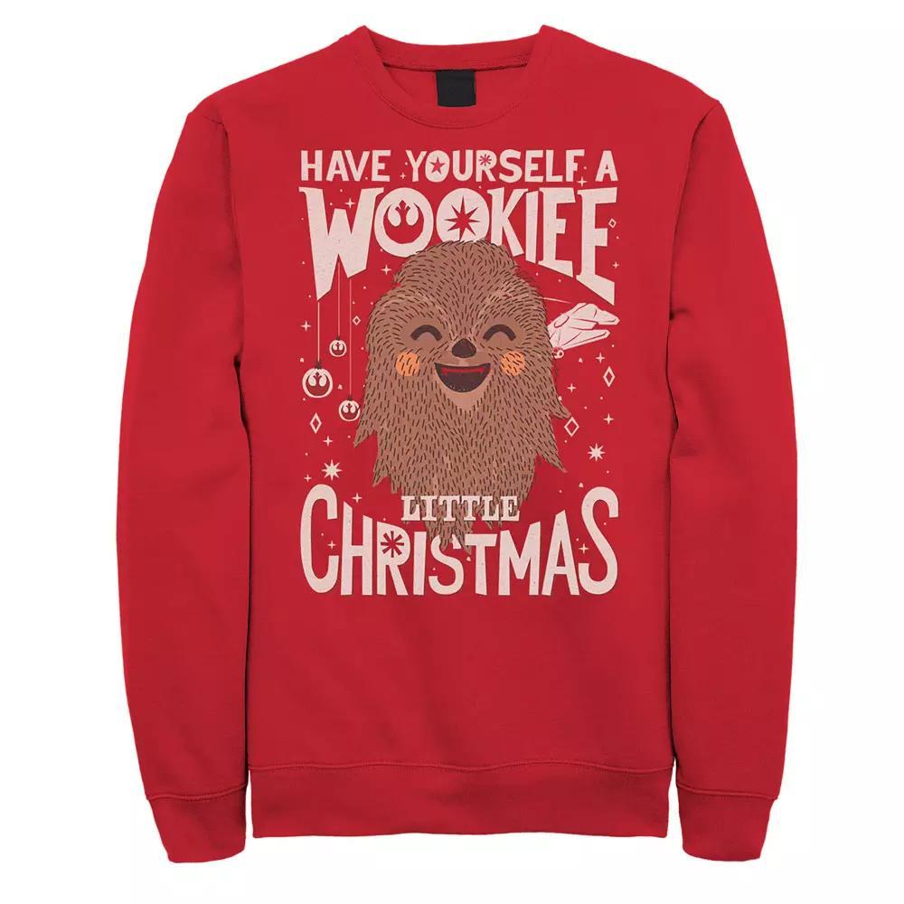 Men's Star Wars Wookiee Christmas Sketched Sweatshirt,  Product Image