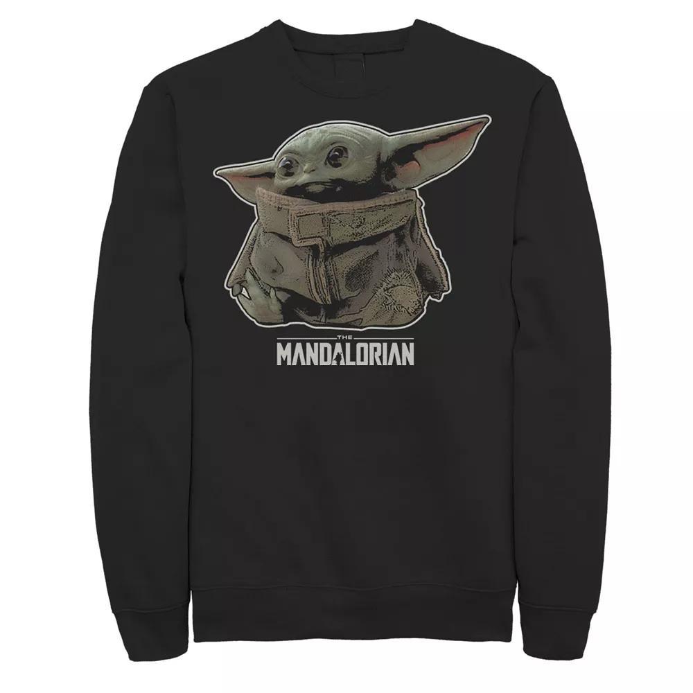 Men's Star Wars Yoda Bounty Cutout Sweatshirt, Size: XL, Black Product Image