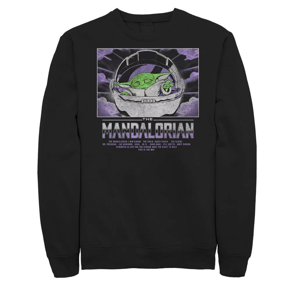 Big & Tall Star Wars The Mandalorian Child Light C1 Fleece Sweatshirt, Men's,  Product Image