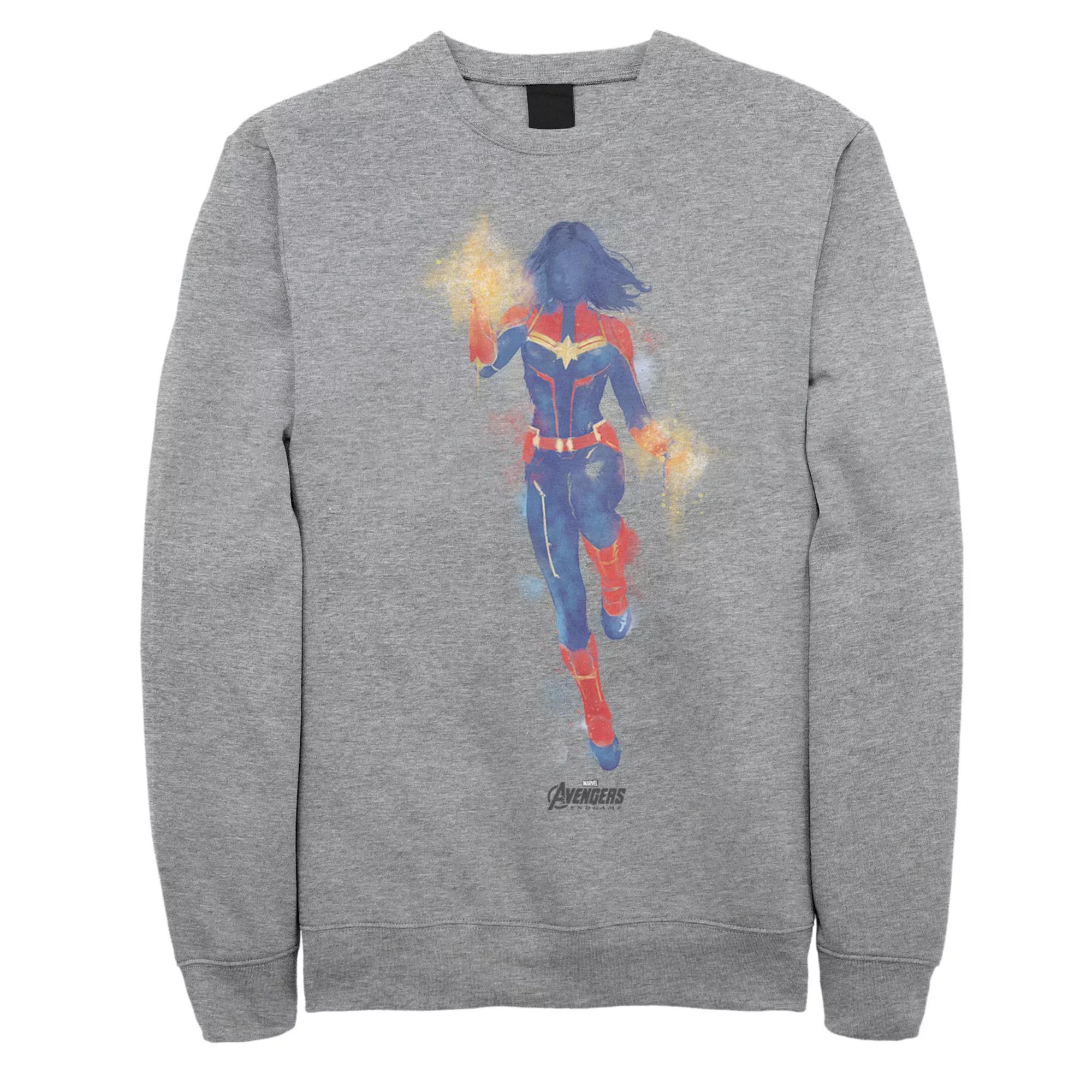 Men's Marvel Avengers Endgame Captain Marvel Sweatshirt,  Product Image