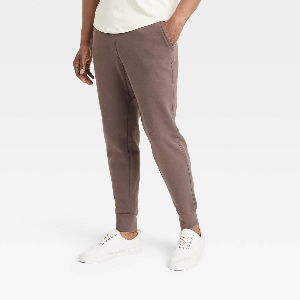 Mens Cotton Fleece Jogger Pants - All In Motion Heathered Product Image